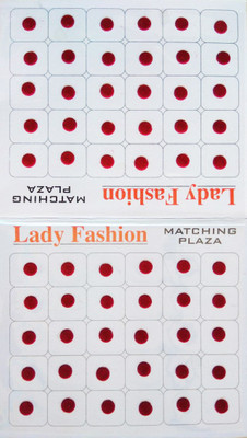 

Lady Fashion Matching Plaza 1901201604 Forehead Maroon Bindis(Stick On)