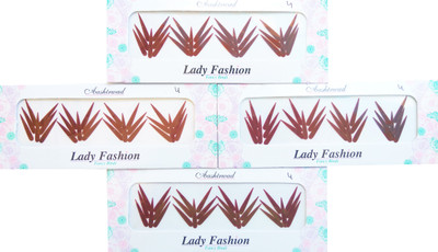 

Lady Fashion Ashirwaad Tilaks 0303201704 Forehead Maroon Bindis(Stick on)