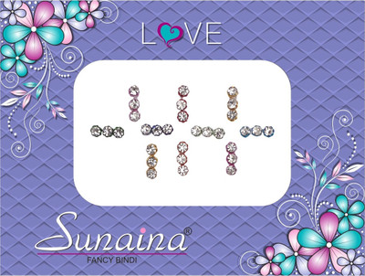 

Sunaina Love Collection Forehead Multicolor Bindis(Fancy Design)