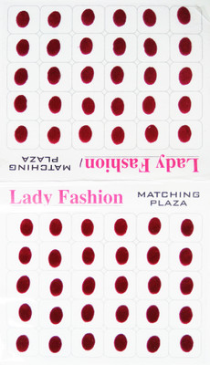 

Lady Fashion Matching Plaza 1111201617 Forehead Maroon Bindis(Stick on)