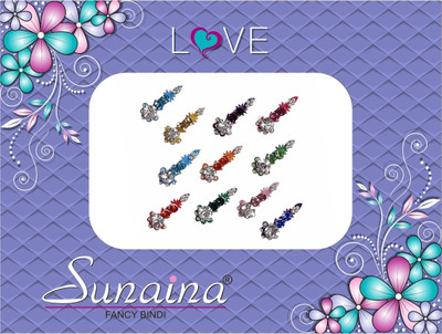 

Sunaina Love Collection Forehead Multicolor Bindis(Fancy Design)