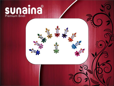 

Sunaina PREMIUM COLLECTION FOREHEAD Multicolor Bindis(STICK ON)