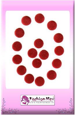 

Fashion Max Full Moon Traditional Simple Look Forehead Maroon Bindis(Everyday use)