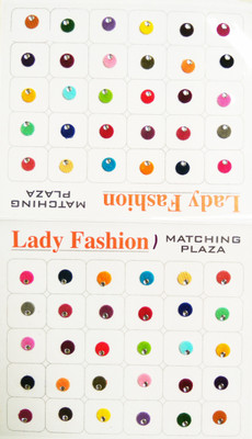 

Lady Fashion Matching Plaza 1111201611 Forehead Multicolor Bindis(Stick on)