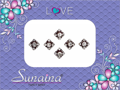 Sunaina Love Collection Forehead Maroon Bindis(Fancy Design)