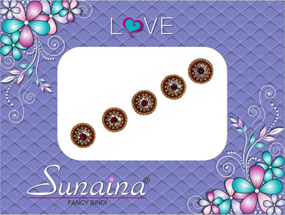 

Sunaina Love Collection Forehead Maroon Bindis(Fancy Design)