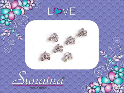 

Sunaina Love Collection Forehead White Bindis(Fancy Design)