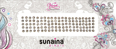 

Sunaina VIVAH COLLECTION FOREHEAD White Bindis(Fancy Design)