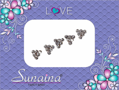 

Sunaina Love Collection Forehead White Bindis(Fancy Design)