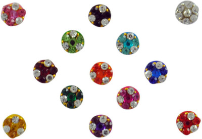 

Instabuyz Crystal stone FOREHEAD Multicolor Bindis(FANCY BINDI)