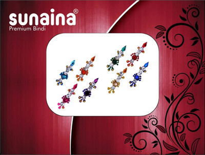 

Sunaina PREMIUN COLLECTION FOREHEAD Multicolor Bindis(Fancy Design)