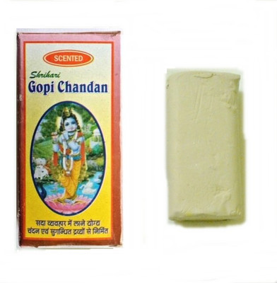 

MNA white gopi Chandan Forehead White, Red Bindis(Solid)