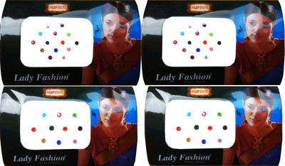 

Lady Fashion Amarpali Crystals 2911201614 Forehead Multicolor Bindis(Kundan)