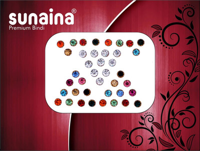 

Sunaina PREMIUM COLLECTION FOREHEAD Multicolor Bindis(Fancy Design)