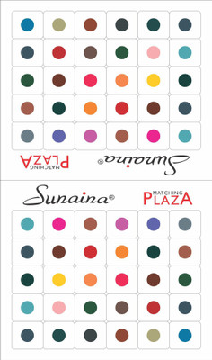

Sunaina Matching Plaza Size-5 Forehead Multicolor Bindis(Fancy Design)
