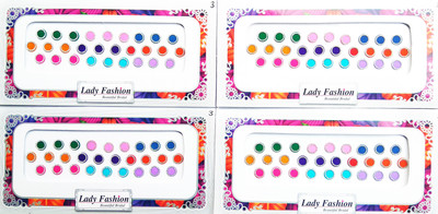 

Lady Fashion Beautiful Bridal Delhi Ki Mashoor Bindi 0303201712 Forehead Multicolor Bindis(Trendy)