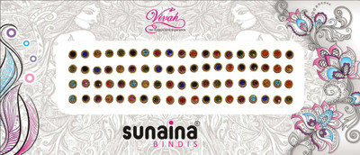 

Sunaina VIVAH COLLECTION FOREHEAD Multicolor Bindis(Fancy Design)