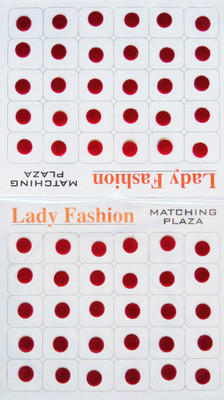 

Lady Fashion Matching Plaza 1901201605 Forehead Maroon Bindis(Stick On)
