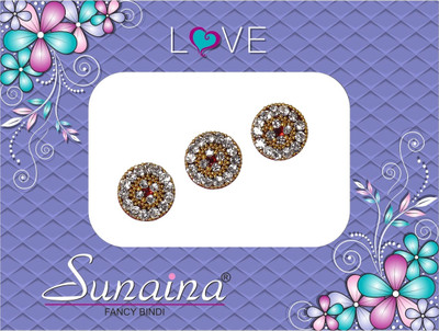 

Sunaina Love Collection Forehead Maroon Bindis(Fancy Design)