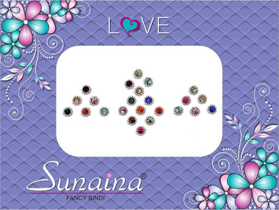 

Sunaina Love Collection Forehead Multicolor Bindis(Fancy Design)