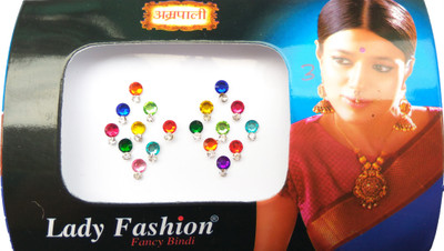 

Lady Fashion Amarpali Multi Drops 2901201703 Forehead Multicolor Bindis(Chandla)