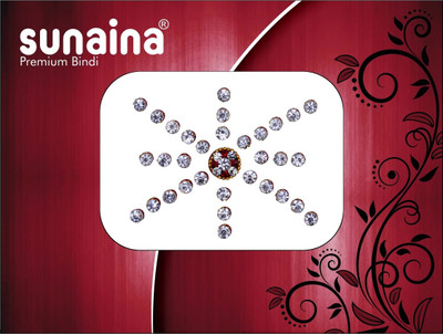 

Sunaina PREMIUM COLLECTION FOREHEAD White, Maroon Bindis(Fancy Design)