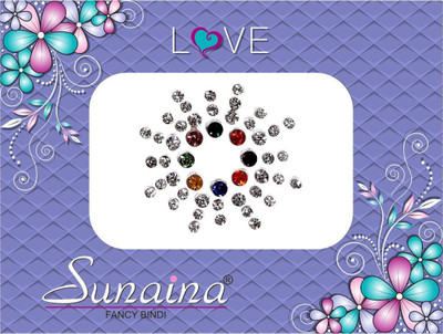 

Sunaina Love Diamond Collection Forehead Multicolor Bindis(Fancy Design)