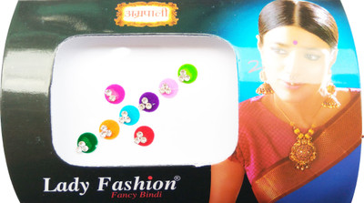 

Lady Fashion Amarpali Collection 2901201702 Forehead Multicolor Bindis(Stick on)