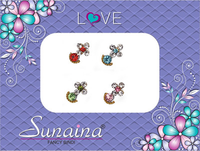 

Sunaina Love Collection Forehead Multicolor Bindis(Fancy Design)
