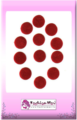 

Fashion Max Full Moon Traditional Standard Size Forehead Maroon Bindis(Everyday use)