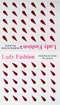 

Lady Fashion Matching Plaza 1111201616 Forehead Maroon Bindis(Stick on)