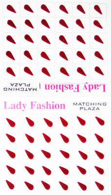

Lady Fashion Matching Plaza 1111201615 Forehead Maroon Bindis(Stick on)