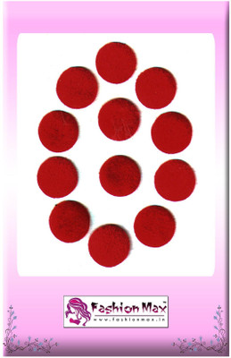 

Fashion Max Full Moon Traditional Simple Casual Forehead Maroon Bindis(Everyday use)