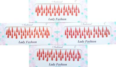 

Lady Fashion Ashirwaad Tilaks 0303201711 Forehead Red Bindis(Stick on)
