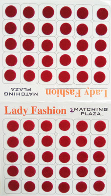 

Lady Fashion Matching Plaza 1111201602 Forehead Maroon Bindis(Stick on)