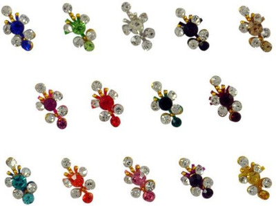 

Instabuyz Stylish Designer Forehead Multicolor Bindis(Fancy Bindi)