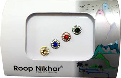 

Roop Nikhar Fancy Bindi 05 Forehead Multicolor Bindis(Fancy Design)