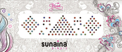 

Sunaina VIVAH COLLECTION FOREHEAD Multicolor Bindis(Fancy Design)