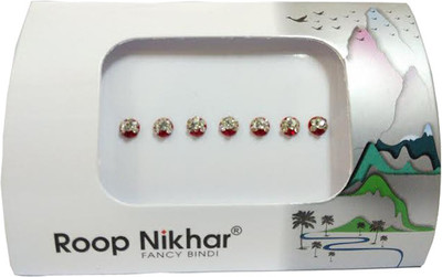 

Roop Nikhar Fancy Bindi 02 Forehead Red Bindis(Fancy Design)