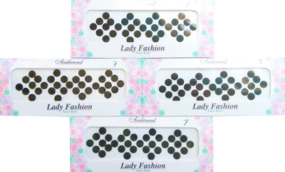 

Lady Fashion Ashirwaad Series 0303201707 Forehead Black Bindis(Stick on)