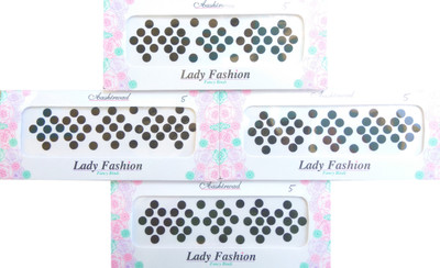 

Lady Fashion Ashirwaad Series 0303201705 Forehead Black Bindis(Stick on)
