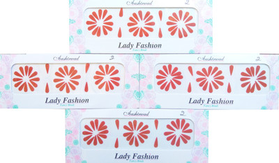 

Lady Fashion Ashirwaad Tilaks 0303201708 Forehead Red Bindis(Stick on)