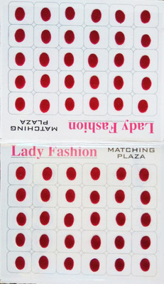 

Lady Fashion LBIN0104 Forehead Maroon Bindis(Stick On)