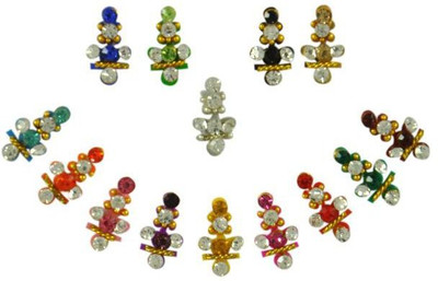 

Instabuyz Stylish Designer Forehead Multicolor Bindis(Fancy Bindi)
