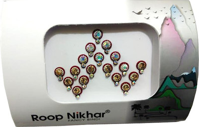 

Roop Nikhar Fancy Bindi 08 Forehead Maroon Bindis(Fancy Design)
