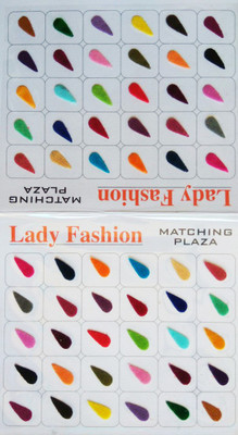 

Lady Fashion Matching Plaza 2610201601 Forehead Multicolor Bindis(Stick On)