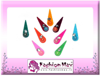 

Fashion Max Multicolor Tika with Crystal Forehead Multicolor Bindis(Fancy Design)