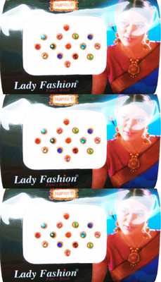 

Lady Fashion Amarpali Collection 1912201607 Forehead Multicolor Bindis(Stone)