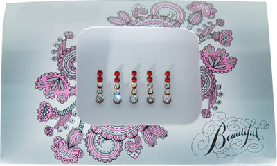 

Anahi Princess Forehead Multicolor Bindis(Marathi Mulgi)