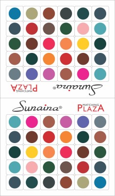 

Sunaina Matching Plaza Size-2.5 Forehead Multicolor Bindis(Fancy Design)